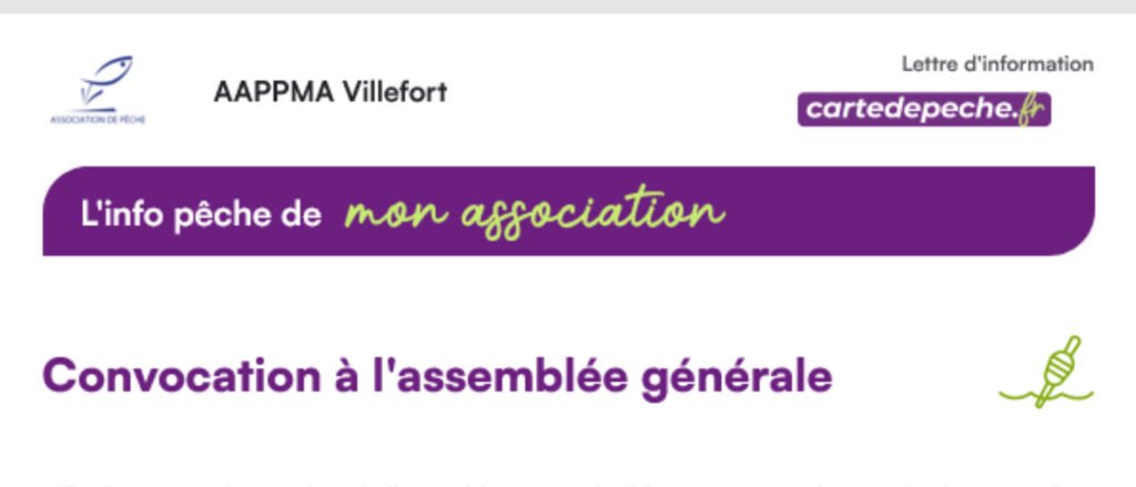 Assemblée générale : 24 janvier 2026